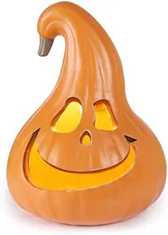 Lanterna de abóbora de Halloween - Lanterna Jack O - Luzes de abóbora pré-iluminadas para férias - Decoração de Halloween para exterior e interior - À prova d'água e ETL Cer