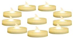 SXI 24 Pack Warm White Battery LED Lights Flameless Flickering light Dia 1.4" Electric Fake Candle for Votive Wedding Party2896550