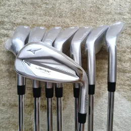 DHL UPS Fedex Nowe 8pcs Men Clubs Golf Irons JPX923 Hot Metal Set 5-9pgs Flex Steel Wał z osłoną głowy
