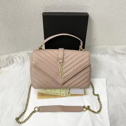 Aaaaa klassisk högkvalitativ designerväska kvinnors väska kvinnors axelväska läder messenger väska plånbok kedja rem kassett säte slot clutch axel crossbody väska