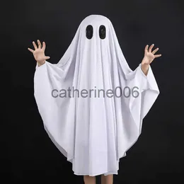 Ocasiões especiais Halloween Fantasma Manto Crianças Adulto Engraçado Cosplay Trajes Com Capuz Anime Sem Rosto Homem Role Play Vestuário Festa Robe Horror Elf x1004