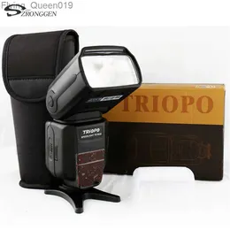 Flash Heads 2018 TRIOPO TR-982 II Wireless Master Slave Camera Flash 1/8000 HSS SpeedLite för Nikon D90 D7000 D3 D4 D700 DSLR Camera YQ231004