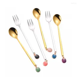 Colheres de café sobremesa acessórios colheres café cucharas drinkware pequena colher colher mini chá ouro minúsculo para meninas crianças