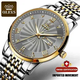 OLEVS Männer Mechanische Uhr Top Marke Luxus Automatische Uhr Sport Edelstahl Wasserdichte Uhr Männer relogio masculino 6530 2104257M