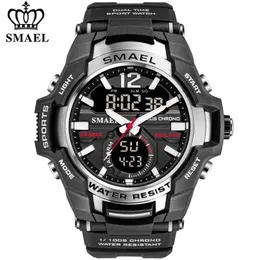 Smael Men Watches Fashion Sport Super Cool Quartz LED Digital Watch 50m防水腕前メンズクロックRelogio Masculino 2292V