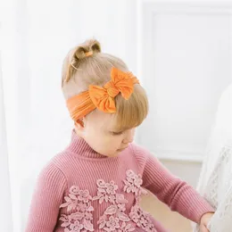 3 Pcs Set Print Baby Headband Bows Flower Newborn Girl Headbands Elastic Kids Turban Band Hair Accessories235g