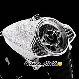 Novo AZIMUTH Gran Turismo 4 Variantes SP SS GT N001 Diamantes Cheios Miyota Relógio Automático Masculino Preto Prata Dial Relógios de Couro Hell276p