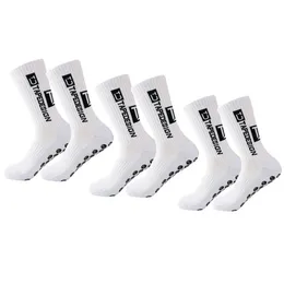3Pairs Men's Soccer Socks Non Slip Grip Pads for Football Basketball Sports Socks2191