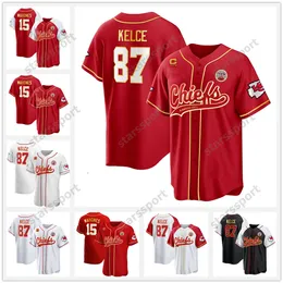 Patrick Mahomes Travis Kelce Isaih Pacheco Baseball Jersey Chris Jones Harrison Butker Nick Bolton Kansass City Justyn Ross Chiefes Kadarius Toney Creed Humphrey