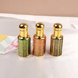 3/6/12ml Ball Bearing Empty Bottle For Lip Oil Perfume Bottle Massage Essential Oil Daub Sample Liquid Container Refillable Bottles 2767