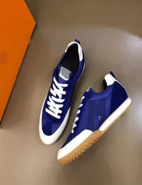 2021 New Luxury Designer Brand H Sneakers Top Cowhide Fashion Men Comfortable Casual Flat Shoes high shoes mkjyjj00053550548