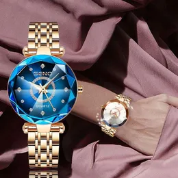 腕時計ファッションレディースウォッチレディースラグジュアリークォーツウォッチレラギオフェミニノモントレドレスウォッチライストZEGAREK DAMSKI DROPWR306T