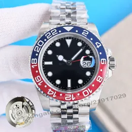 Andere Uhren Armbanduhren GMT Herrenuhr Pepsi CleanFactory 3285 Uhrwerk Automatische Mechanik AAAAA Hochwertige Luxus-Armbanduhr Batman Sprite Pepsi Batg