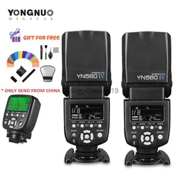 플래시 헤드 Yongnuo YN560 IV YN-560 IV 560IV 2.4G 무선 플래시 스피드 라이트/YN560TX-II 6D 7D 60D YQ231003 용 무선 마스터 모드 트리거