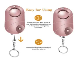 Self Defense Alarm Keychain for Women Girls Kids Security Protect Alert Personal Safety Scream Loud Emergency Alarm9475474