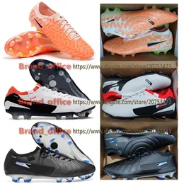 حقيبة الهدايا جودة أحذية كرة القدم Tiempo Legend 10 Elite fg acc knit football cleats mens soft soft recorers rastrers ankle whit320n