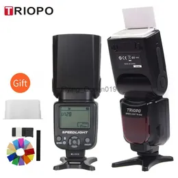 Cabeças de flash triopo TR-950 flash luz speedlite speedlite universal para fujifilm olympus 650d 550d 450d 1100d 60d 7d 5d câmera yq231003