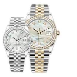 Zegarek z automatycznym ruchem męskim Kobiet Kwarcowe zegarki z pudełkiem Super Sapphire Waterproof Diamond Stal zegarowe RELOJ DE LU233R