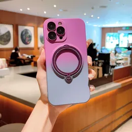 Moda gradyan rengi iPhone için yumuşak silikon kasa