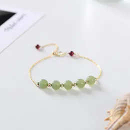 Hetian Jade Bracelet Girls Summer Niche Design Sense Light Luxury Girlfriend Jewelry