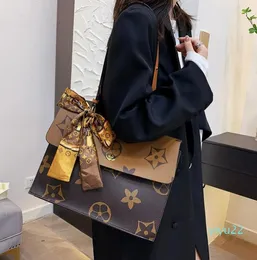 Fashion PU Single Shoulder Bag Large Capacity Personalized Pattern Retro Texture Handbag Female Bags 20229196741