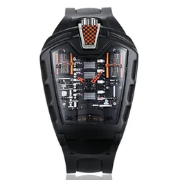 Armbandsur Poisonous Sports Car Concept Racing Mechanical Style Six-cylindrig motorrum Creative Watch Men's Trend F259s