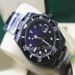 7 Style Męski zegarek Zegarek Mężczyzn Automatyczny Azja 2813 Ruch Różowy czarny PVD data Ceramiczna ramka Sapphire Crystal Sport 231f