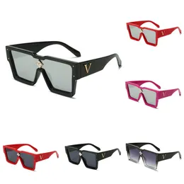 Okulary przeciwsłoneczne projektant luksusowy moda dla kobiet kwadratowa rama jakość okularów przeciwsłonecznych ożywione okulary okulary klasyczne lustra marka i unisex wiele kolorów