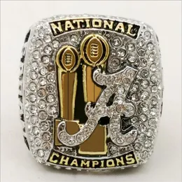 NCAA 2017 Alabama Championship Ring High Quality Fashion Champion Rings fans gåvor Tillverkare 207Z