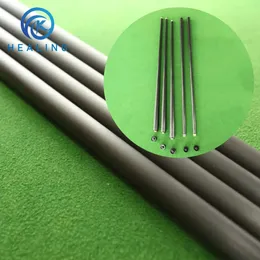 Wskazówki bilardowe dostosowane 100 Warek technologii z włókna węglowego Black Cue Front części do gry snooker z pianką 231005