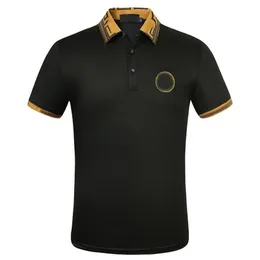 2023 designer stripe polo magliette serpente polo ape floreale mens High Street moda cavallo polo di lusso T-shirt349n