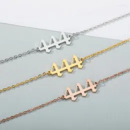 Link pulseiras de aço inoxidável anjo número para mulher 111 222 444 777 888 999 sorte pulseira 2023 tendência luxo jóias presente