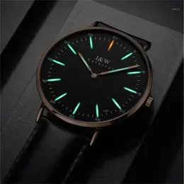 Carnival Men Tritium Light Watch T25 Quartz Japan Movement Ultra Thin 6mm Tritium Gas Luminous Watch Gift 40mm1242f