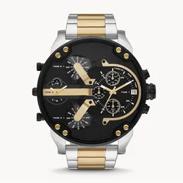 DZ Watch Mr Daddy 2 0 Chronograph Two-Tone rostfritt stålklocka DZ7459295V