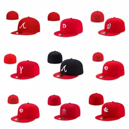 2023 Unisex Outdoor Fan 's Letter Baseball Fitted Hat Fashion Accessories Mix Order Size Closed Flat Bank Ball Snapback Caps Bone