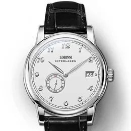 Lobinni Hangzhou 5000A Мужские автоматические часы с микророторным механизмом Menchical Мужские ультратонкие мужские наручные часы Бизнес 1888 210728244e