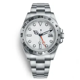 2020 Мужские наручные часы с вращающимся безелем Explorer II Механические автоматические мужские наручные часы диаметром 42 мм в диаметре Extreme Set Date Companion Mal215C