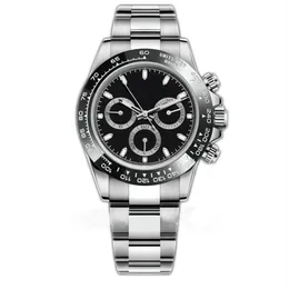 Heren Zakelijk 2813 Automatisch Horloge Cosmic Basel Zwart-wit Keramische Bezel 316L Vouwsluiting 116500 Waterdicht Herenhorloge2745