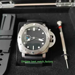 VS Factory MENS Watch Super Quality VSF 47 mm zanurzalny P1229 1229 Stal nierdzewna Luminova obserwuje Cal.P.9000 Menowe automatyczne zegarki mężczyzn