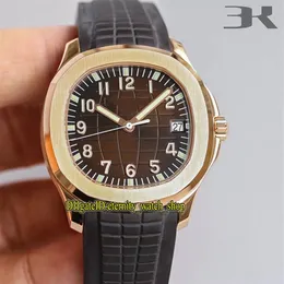 3K najsilniejsza wersja Aquanaut 5167R-001 Brown Diar Real Cal 324C Automatyczne mechaniczne 5167A męskie zegarek Sapphire Stael Designer SPO167L