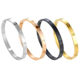 Bangle Cuff Pulseiras Pulseiras Para Mulheres De Aço Inoxidável Moda Jóias Charme Jóias Acessórios Pulseira De Cristal ama 231005