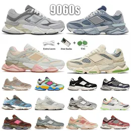 Designer 9060 shoes mens women Shock absorbing breathable Joe Freshgoods Cherry Blossom Blue Haze Cookie Pink Outdoor Retro trend sneakers new balances