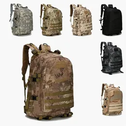 whole Sports 40L 3P Military Tactical Backpack Oxford Waterproof Camouflage Camping Bag Hiking Bag Rucksacks Trekking Bag Shou268D