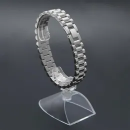 Pulseira de relógio link pulseira 22 5cm 1 5cm aço inoxidável coroa presidente estilo ajustável masculino hip hop pulseira legal gift258c