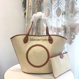 Borse a tracolla Totes Borse da spiaggia tote di designborse alla moda borse a secchiello in pelle intrecciata lettere borse estiveblieberryeyes