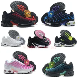 2024 TN 3 Enfant Kids Shoes Plus TNS Running Sneaber for Boys Girls Outdoor Sports Triple Red Blue Blue Obsidian Childrens Kid Shoe Trainers