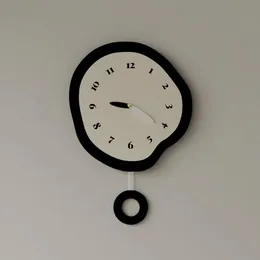 壁時計モモスカンジナビアの壁時計レストランの時計セレブクロックウォールクロックリビングルームベッドルームスーパーサイレントクロックリビングルーム230928