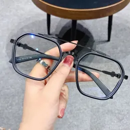 Sunglasses Frames 1PCs Blue Light Blocking Fashion Highend Glasses Men Optical Clear Black Square Frame Eyeglasses 231005