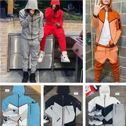 Mens Plus Size Hoodies Techfleece Thin Tracksuit Womens Tech Fleece Jacket Hoodie Space Cotton Trousers Pant Mens Bottoms Joggers 259T