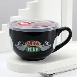 Mugs Coffee Mug Friends TV Show Central Perk Cappuccino Cup Kawaii Cute Breakfast Big Size Ceramic Drinkware298O